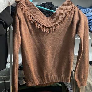 Off the shoulder sweater